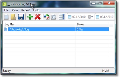 Proxy Log Storage screenshot