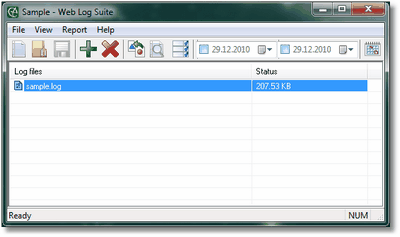 Web Log Suite is a GUI/command line log analyzer. Highly detailed and easily configurable reports can be generated in various languages output to screen, ftp, file directories or email. It supports more than 25 most popular log file formats.